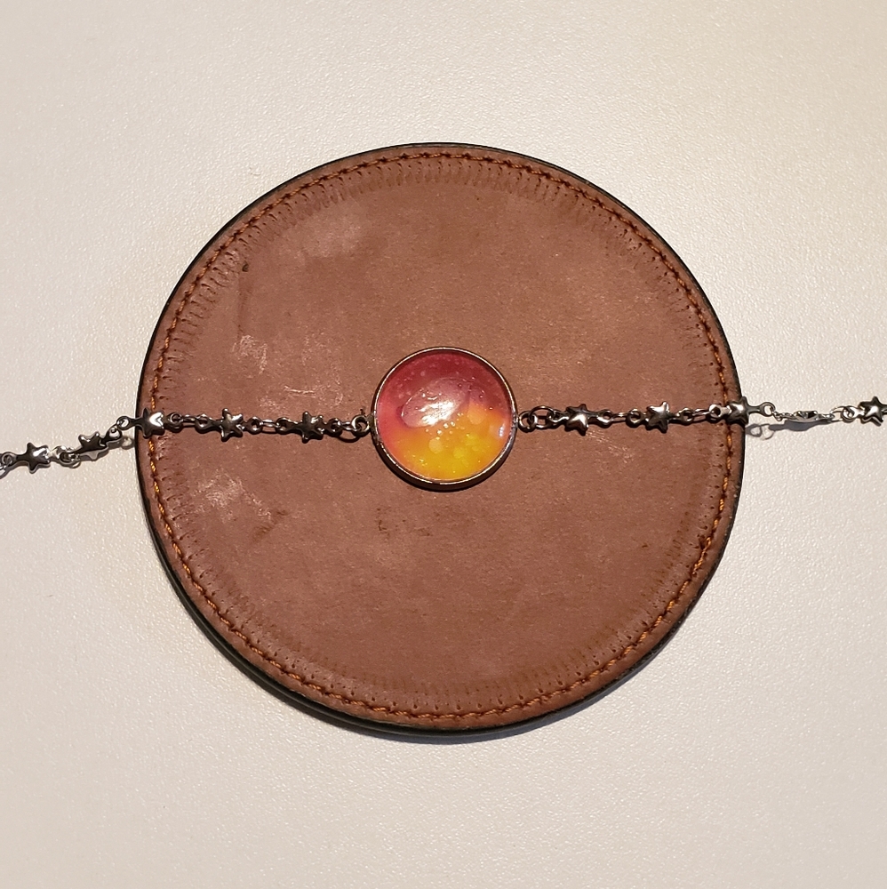 Star Benzel Yellow & Red Ombre Bracelet